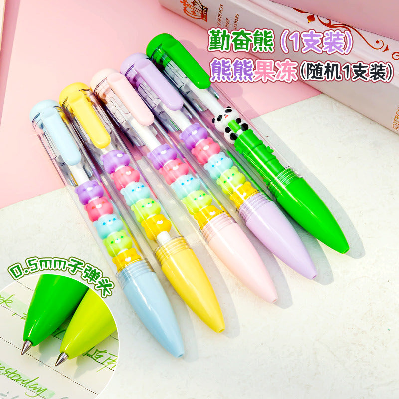 Wholesale DIY string gel pen black smooth ballpoint pen